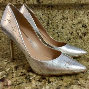 Silver Charles David Pumps
